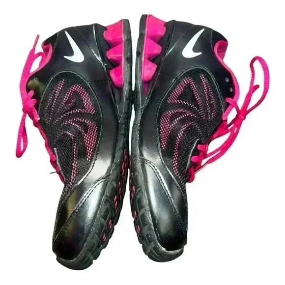 Nike Reax Run 7 Low Black Size 8.5 Black & Pink - Picture 9 of 11
